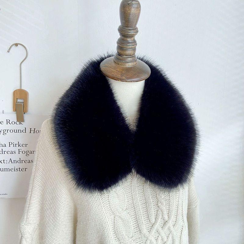 New Versatile Autumn Winter Faux Fox Fur Unisex Scarf Neck Warmer - Stylish Collar