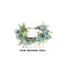 Trendy Forest Flower Headbands Green Leaf Festival Wedding Floral Headpiece Bohemian Flower Crown Women Seaside Vacation Wreath