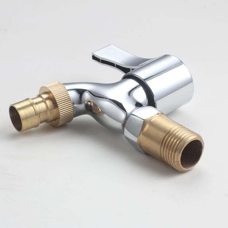 1Pc Brass Single Cold Water Wall Tap Garden Washing Machine Water Tap Basin Faucet Bibcock