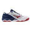Mizuno Tischtennisschuhe Wave Medal 7 Stabilität Dämpfung Elastizität Weiß x Rot x Marine cm 3E 26.5