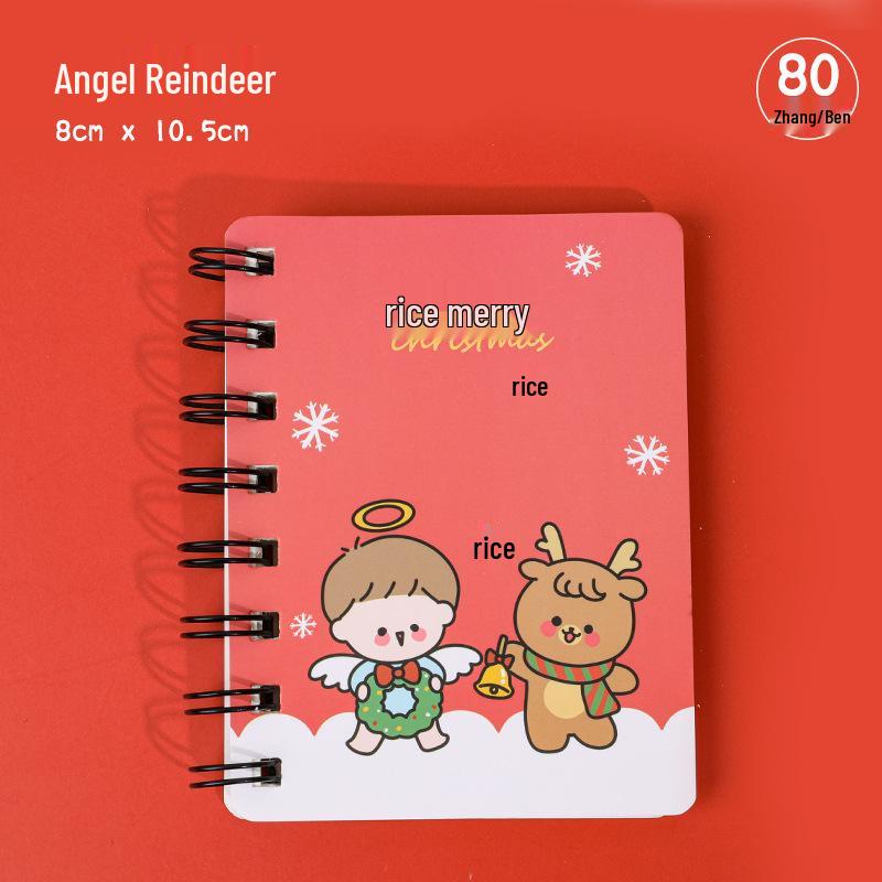 Hangsu Mini Christmas Pocket Notebook - Portable Holiday Gift Memo for Students