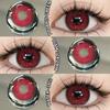 Eyeshare 1 Paar Big Eyes Farbige Kontaktlinsen Natürliche Braune Linsen Graue Pupillen Beauty Make-up Softlens