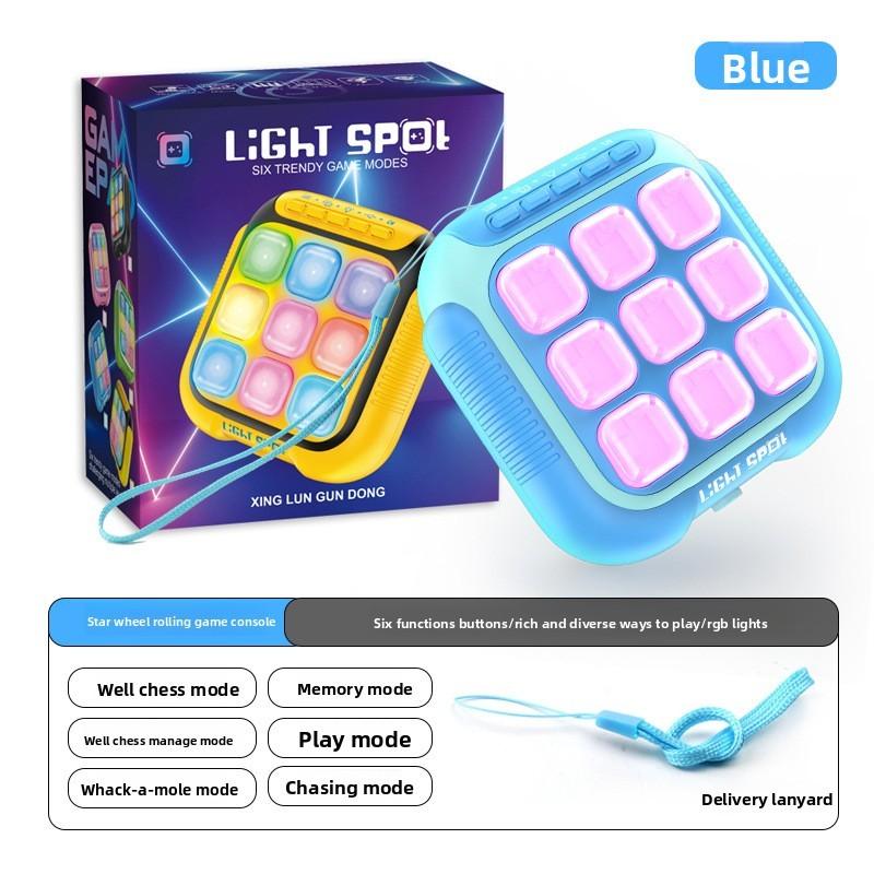Speed Push Button Game For Kids With Sound Light Abs Material Rechargeable Toy For Boys And Girls