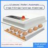 50W Small Household Egg Hatcher Multifunctional Intelligent Incubator Fully Automatic One Click Mini Incubator 53 * 24 * 48cm