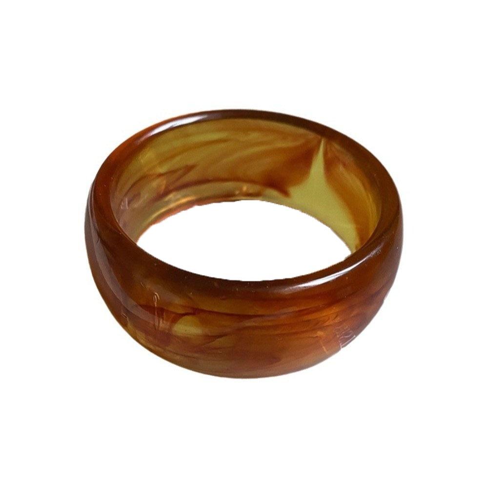 Europe American Style Resin Bangle Irregular Cuff Bangles Creative Exaggerated Bracelet  Decoration