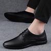 2309 Casual Leather Shoes Business Dress Casual Shoes Spring Cowhide Surface Flat Bottom Versatile Workplace Gentleman Single Shoes