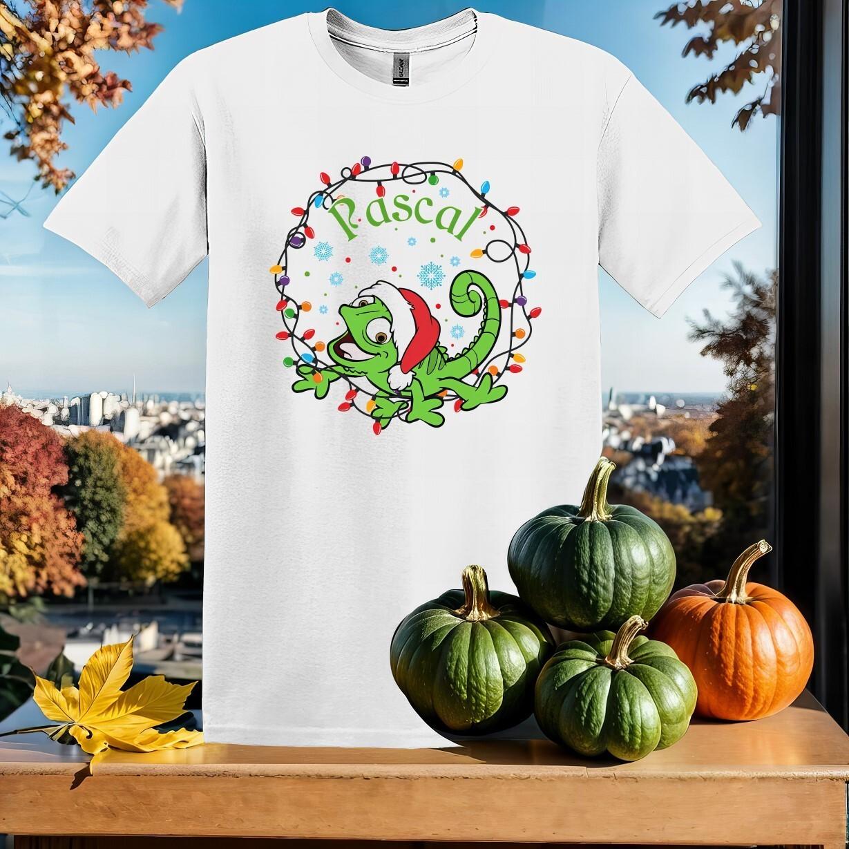 Tangled Pascal Santa T-Shirt Mens Womens Tees Top Hoodie Men Women Unisex Tshirt SX356 S