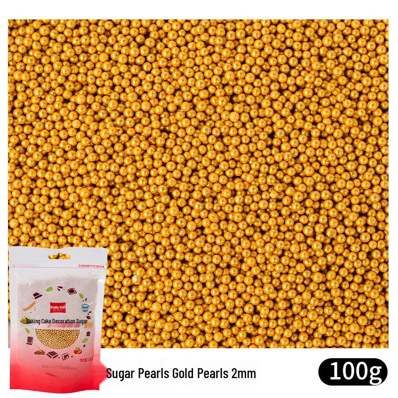 Quick Cake Decor: Gold Sugar Pearls & Lustre Dust with Birthday Theme Insert Cards