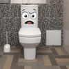 Trash Can Sticker Toilet Cover Decal Refrigerator Self-Adhesive Expression Sticker Indoor And Outdoor Decorative Wall Sticker