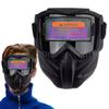 Auto Darkening Welding Helmet Detachable Large View Automatic Dimming Head-Mounted Welder Masque Anti-Fog Lightweight Headgear
