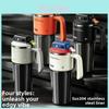 Stainless Steel Insulated Travel Mug With Leakproof Lock For Commuting And Home Use