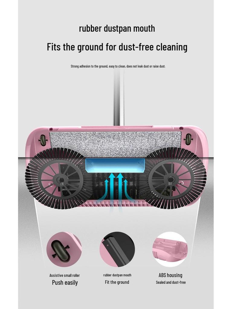 Push-Type Household Sweeper: Two-in-One Broom for Easy Home Cleaning