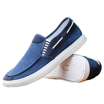 Mode Herren Slipper Flats Canvas Schuhe Herren Slip-on Freizeitschuhe Atmungsaktiv Leicht Herren Sneaker Tägliche Laufschuhe Zapatos Casuales