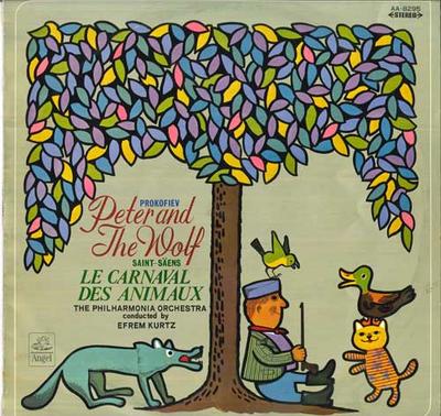LP Record PROKOFIEV, EFREM KURTZ, MICHAEL FLA - Peter And The Wolf, Op.67 / Le Carn AA8295 ANGEL Japan Classical Used