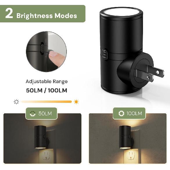 L LOHAS LED Night Light, Night Lights Plug into Wall, Dimmable Nightlights