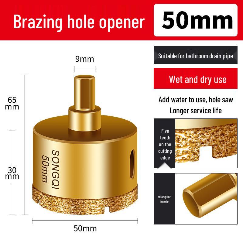 Diamond Tile Drilling Bit for Glass, Marble & Porcelain