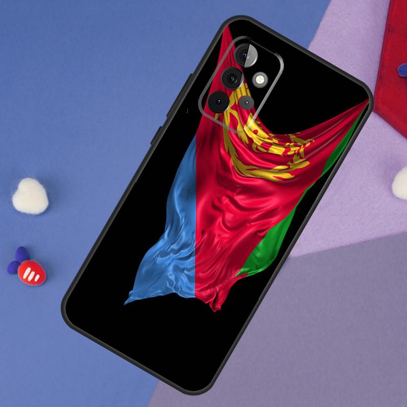 Eritrea Flag Case For Samsung Galaxy A14 A56 A36 A26 A16 A06 A54 A34 A12 A32 A52 A13 A33 A53 A15 A35 A55