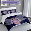 3pcs Taylor Swift pattern bedding set duvet cover set includes duvet cover &pillowcases, perfect all season bedroom decoration & gift