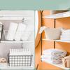 Acrylic Bathroom Shelf Set Clear Medicines Cabinet Insert with High Load Capacity for Home Office Storage