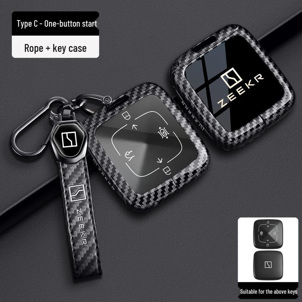 Zeekr 9X Key Cover: Refreshed Dedicated Metal Protective Shell with 007GT Buckle