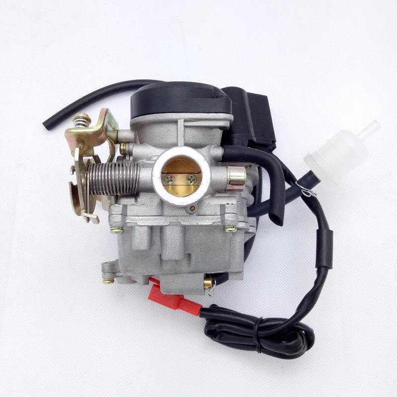 18mm PD18 Carburetor With Intake Fits GY6 50CC 139QMB 139QMA Scooter Jonway 50cc