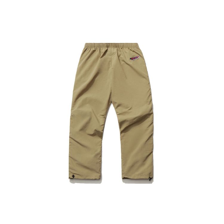 Li Ning CF Awesome Series Cuffed Loose Fit Sports Long Pants Men Bottoms Khaki AYKR413-1