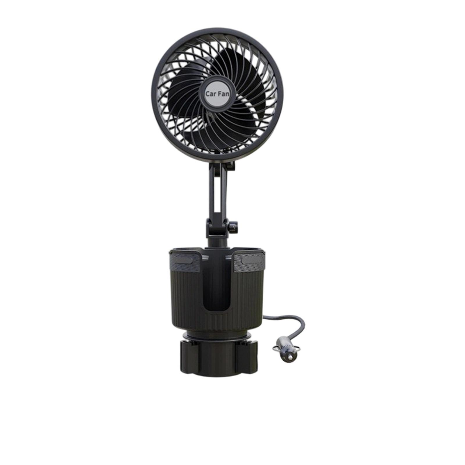 

New Cup Holder Fan Large Insulated For Truck Van Vehicle One Size