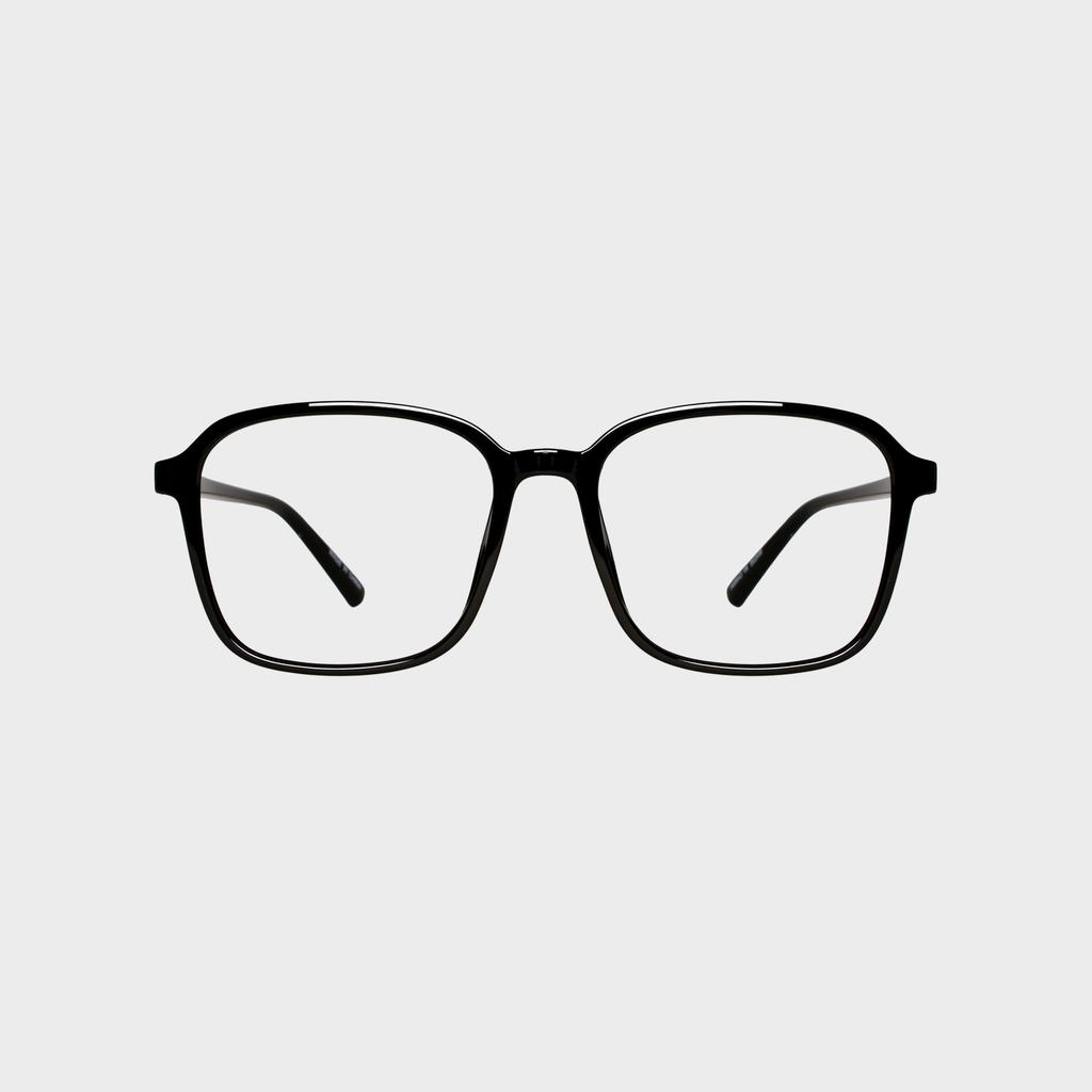 Ilsamsaemem Newtro Square Round Black Blue Light Blocking Lenses