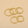 Brass Keychains Gold Color Open Jump Rings Diy Jewelry Making Accessories