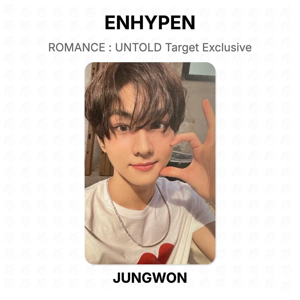 ENHYPEN ROMANCE : UNTOLD Target Exclusive Official Photocard