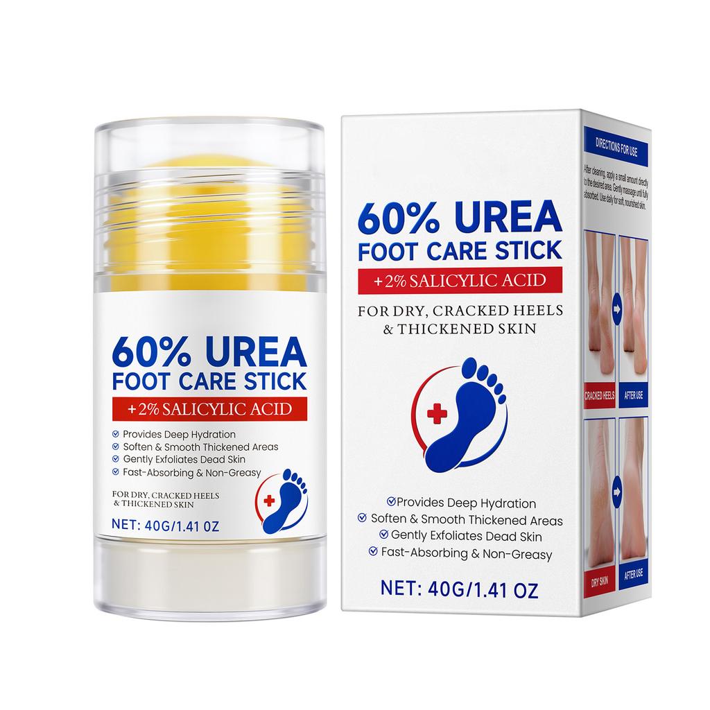 Urea Foot Care Cream, Moisturizing And Exfoliating Foot Care Stick, -drying And Cracking, Non-greasy 40g