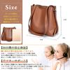 Shoulder PU Large Shoulder Bucket Crossbody Adjustable Perfect for Korean Black NICOLE&DORIS Women's Bag, Leather, 2-Way, Capacity, Waterproof,