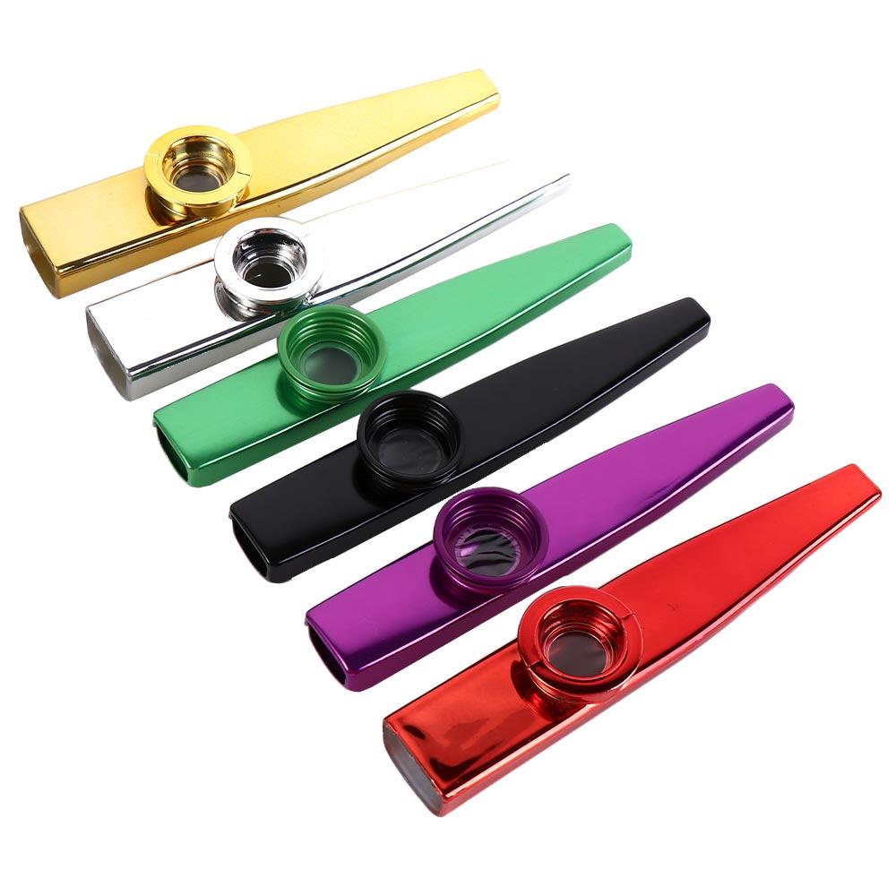 Instruments Diaphragm Mouth Kazoos Aluminium Zinc Zinc Alloy Musical Instruments Flutes  Kids Party Gift
