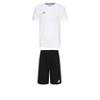 Adidas Taekwondo Round Neck Pullover Short Sleeve T-Shirt Comfortable Simple Fashion Shorts Casual Sports Suit ADICLTS24CTK-WG+S21ATMSH2T-BW