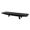 Wabi-sabi Wind Tray Solid Wood Three-leg Wood Grain Ornament Tea Room Bed and Breakfast Bedroom Desktop Home Three-leg Tray