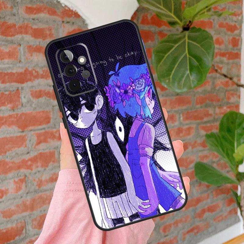 Omori Game Fanart Case For Samsung Galaxy A52 A12 A22 A32 A42 A72 A11 A51 A71 A50 A70 A21S A52S Cover Coque