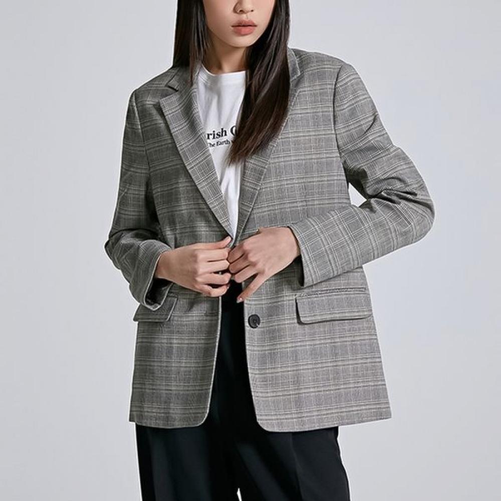 

[spao] Basic Check JackeT Spjkc23w22 T Beige/95