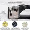 Kitchen 4 Segment Knife Sharpener Portable Base Knife Sharpener Multifunctional Household Gadgets