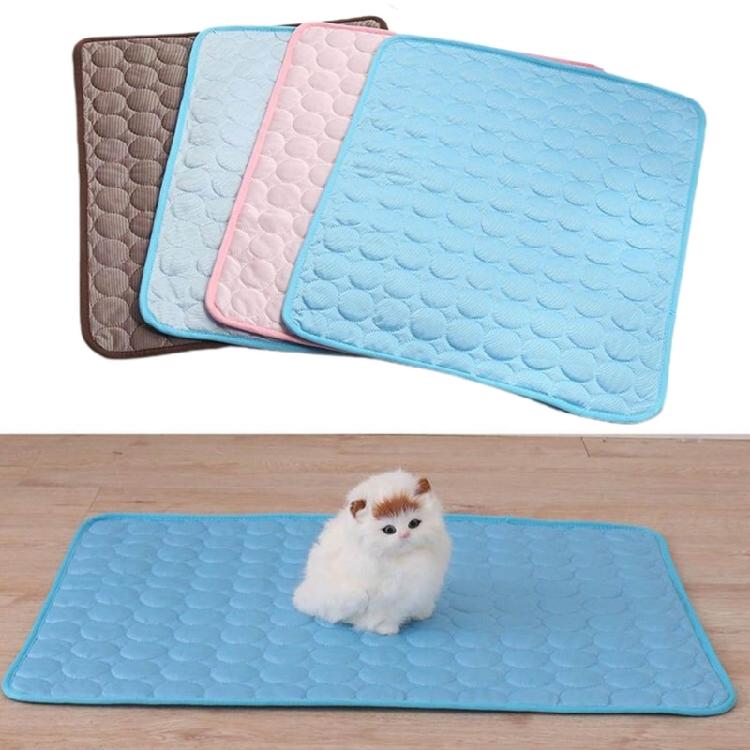 Ice Silk Cat Self Cooling Bed Cat Bed Cushion Mat for Hot Summer Cooling