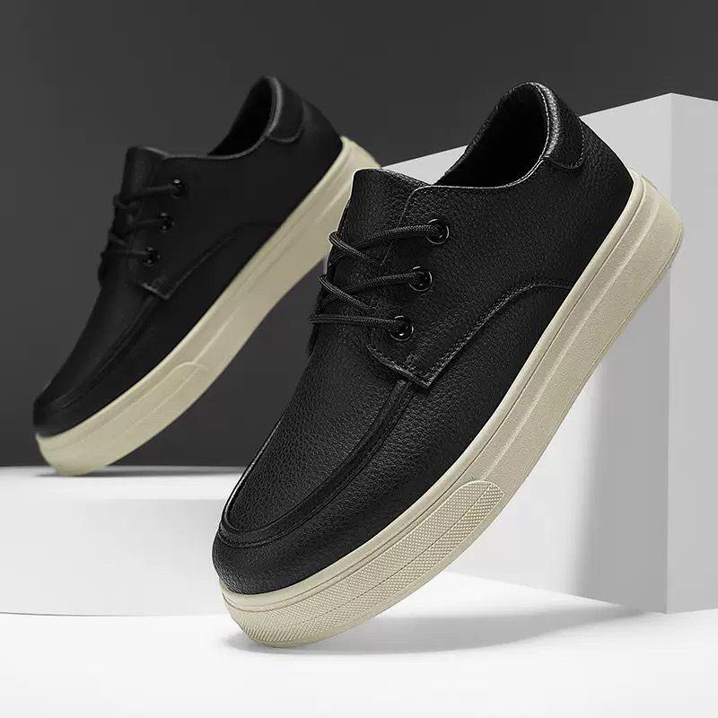 

Мужские модные белые кеды в корейском стиле - 2025 дышащие повседневные кроссовки для лета 44