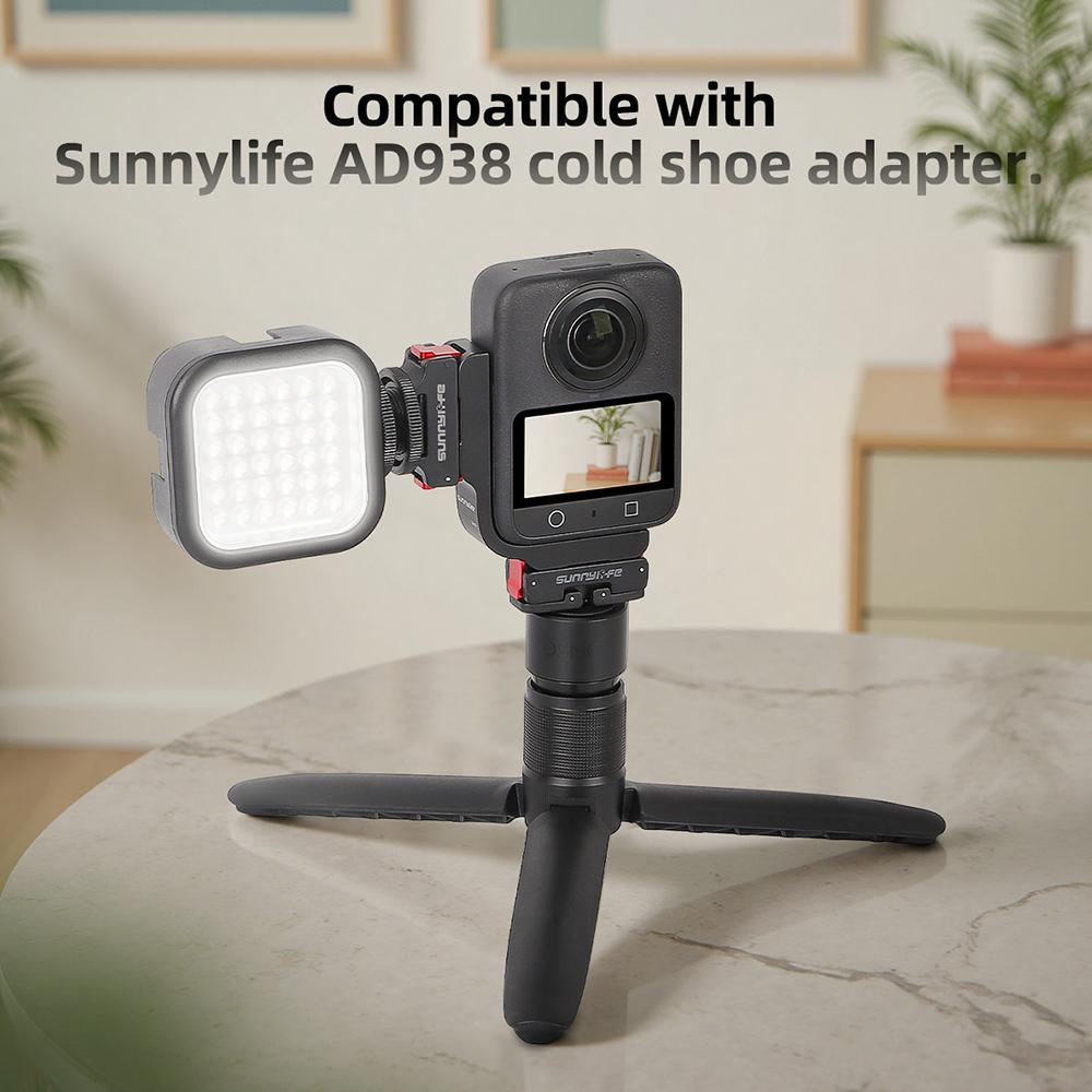 SUNNYLIFE OS-ZJ032 For DJI Osmo 360 Camera L-Type Vertical Horizontal Mount with Magnetic Expansion Adapter