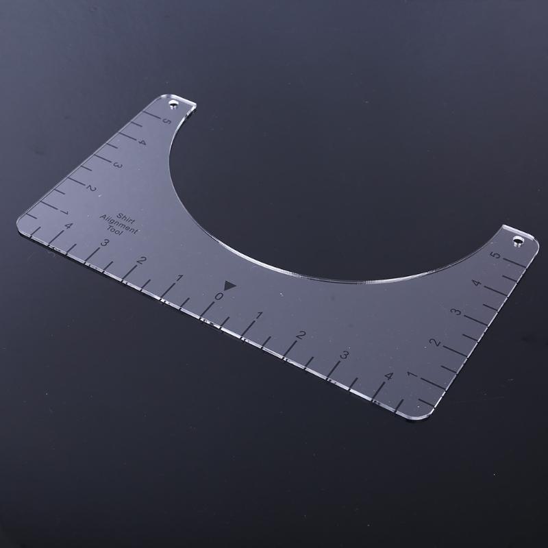 T-Shirt Alignment Ruler Centering Tool Placement Graphic Guide Tough Printed T-Shirt DesignRuler Ruler Guide Size Chart