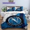 SSC Napoli Custom Name Pattern Bedding,Quilt Set Quilt Cover Pillowcase Home Birthday Gift(1 * duvet cover + 2 * pillowcase, without core)