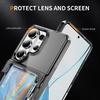 Case for Samsung S26 S25 S24 S23 S22 Ultra Transparent Card Holder Protective Case Full Coverage Plain Shock Proof Anti-Scratch