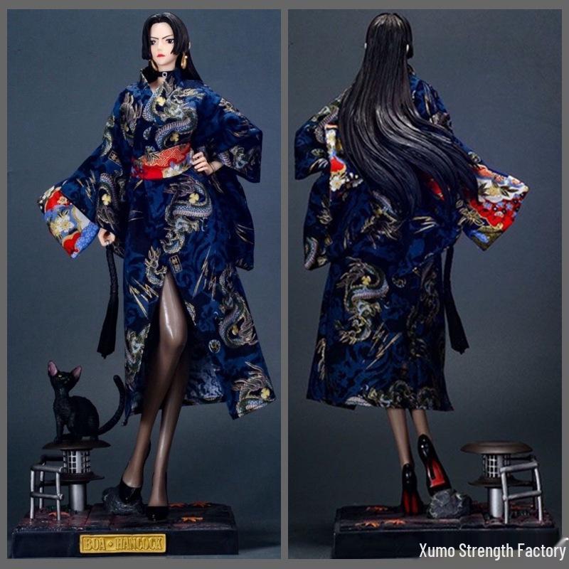 One Piece Boa Hancock Kimono Figure: Empress Snake Princess Pose