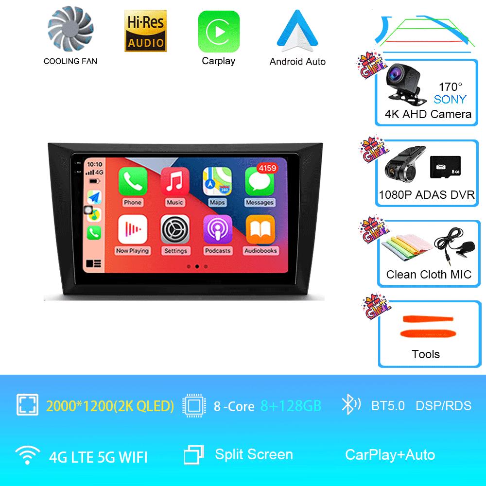 Car Radio Android 14 For Volkswagen VW Golf 6 MK6 GTI R 2008 - 2012 Wireless Carplay Android Auto Car Stereo Multimedia Player