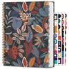 2026 Notebook - Weekly and Monthly Calendar Organizer with Stickers, Flower Design - Suitable for Home, Office, School