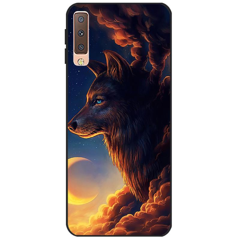 For Phone Case Samsung Galaxy A7 2018 Case Bumper Soft TPU Silicone Coque Back Cover For Samsung A7 2018 A750 A750F Case Fundas