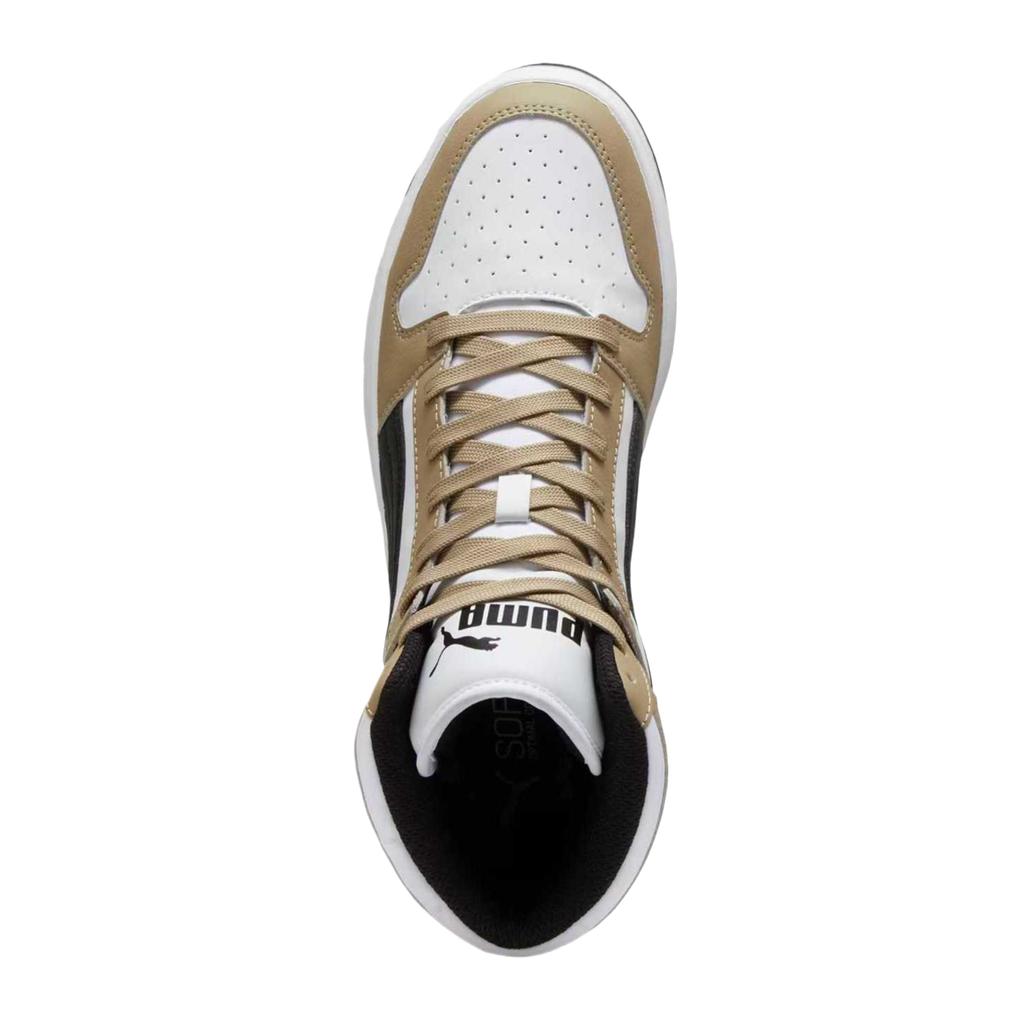 Puma Rebound Layup Textile, Artificial Leather Breathable Mid Top Skateboard Shoes Unisex 369573-50