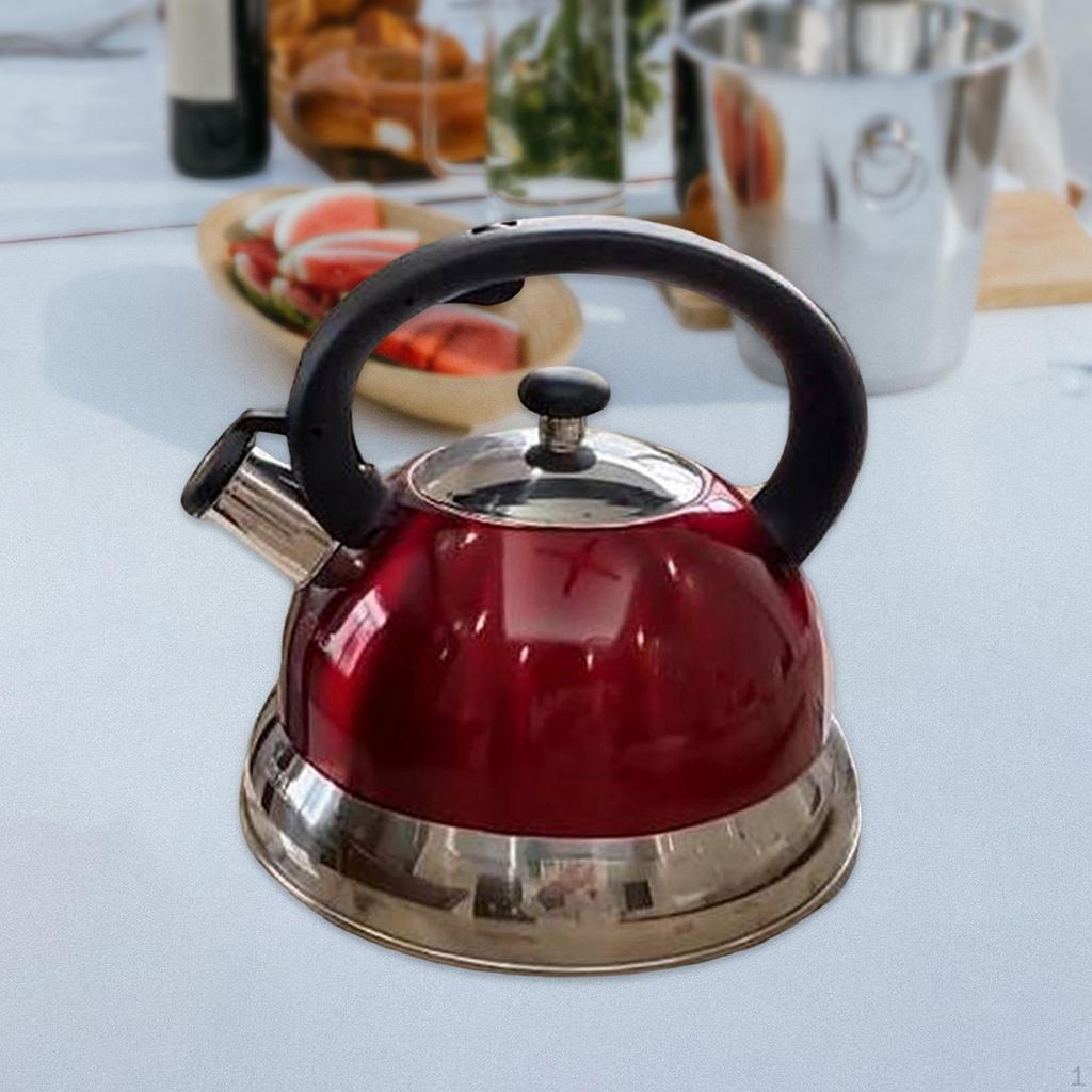 Top Loud Whistling Kettle, 3L Teapot, Boiling Cookware Kitchenware Water Kettle Anti Scald Handle